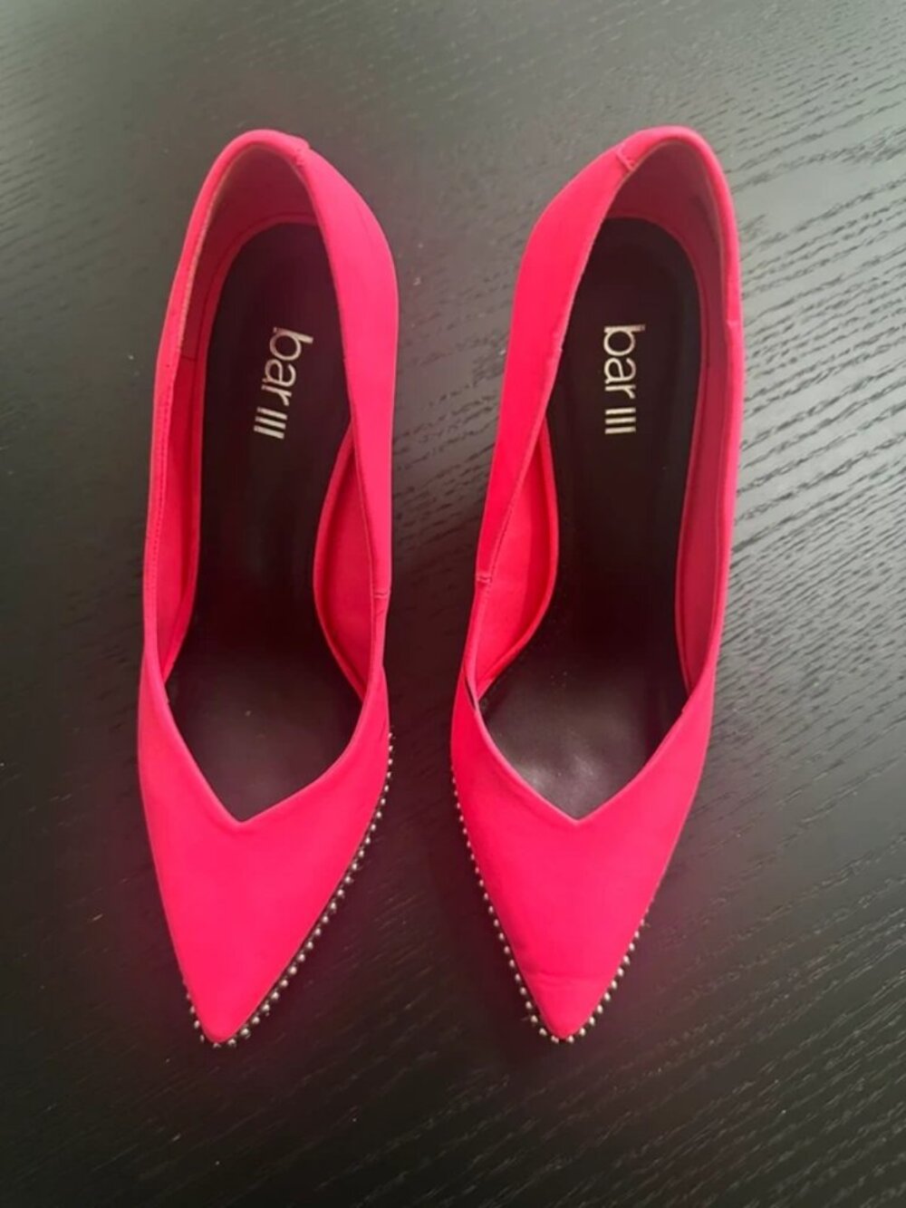 bar III Pink Pointed Toe Heels Pumps